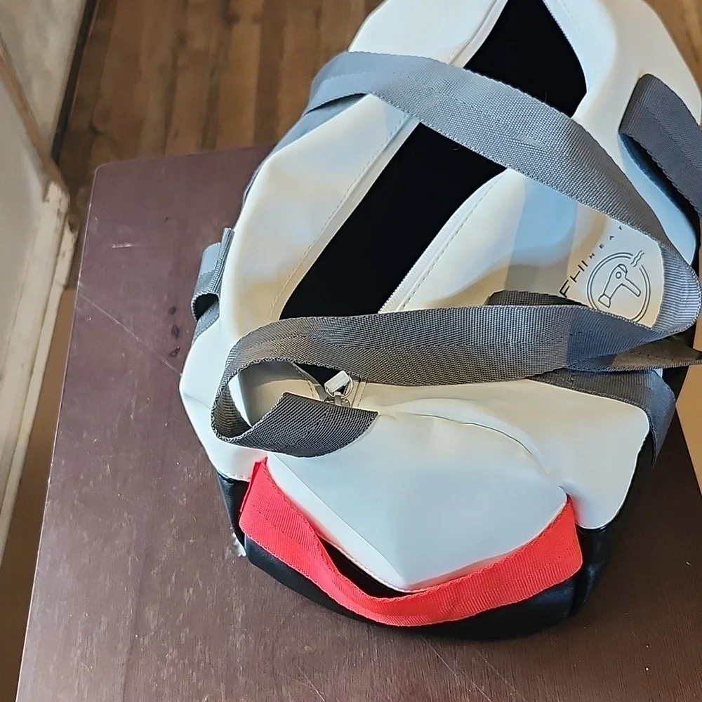 FHi Heat Stylish Black and White Men's Bag